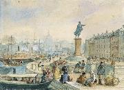 fritz von dardel Skeppsbron vid Gustav IIIs staty Germany oil painting artist